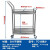 304双层不锈钢手推车学校实验室小推车无磁加厚围栏仪器推车 201%23长宽高 60*40*85cm 偏小