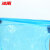 冰禹 一次性袖套塑料袖套 加厚透明PE防水防油护袖 蓝色（100只）BH-198