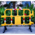 塑料施工护栏防撞道路施工铁马移动围栏停车场学校市政道路隔离栏 黄色1.4米