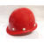 OIMG适用于V型圆型夏季透气工地建筑工人施工消防安全帽监理领导防砸头盔 红色----圆形插扣式