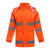 阿力牛 ASF286 环卫分体式雨衣套装 防汛透气劳保雨衣 橙色 175(170-175) 