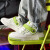 YVLee新款男鞋小众设计面包鞋男休闲国潮滑板鞋男男鞋 白绿 39