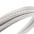 海斯迪克 304不锈钢钢丝绳 包装困扎吊绳安全牵引绳 拍多不截断 7*19结构 2mm(1米价) HKCX-305
