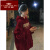 俞兆林（YUZHAOLIN）卫衣女春秋新款品牌酒红色加绒加厚季2024龙年本命年小个子连帽上 白色【不加绒款】 M:【80-100斤】