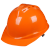 安全帽工地施工程建筑工人ABS国标加厚防护安全帽定制印字 加厚玻璃纤维透气红色
