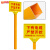 鸣固   电缆桩 标志牌 可定制 玻璃钢警示牌地埋燃气标桩地桩光缆管道标识牌黄色电力桩 带40x60牌子