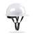 迈恻亦V型安帽 工作帽男工地施工安头盔国标防撞帽加厚圆盔透 白色PE