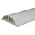 金诗洛 KSL123 PVC阻燃地线槽 弧形室内穿线槽 防踩明装软线槽10号10米 (1m/根*10根)/包