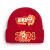 铸固 防寒帽 2024龙年新年针织帽拜年喜庆庆祝帽子可爱温馨氛围感帽子男女款 红色2 成人 
