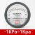 岸季定制洁净室TE200型差压表微力计气计圆形指针 -1K-1Kpa(正负压)高端款