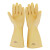 邦固 工业橡胶手套 H型特厚36cm黄色
