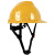 达林韦尔abs夏季碳纤维色亮黑安全帽男防砸建筑工地盔施工防护帽 98X碳纤维色亮黄透气