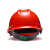 梅思安/MSA ABS豪华型一指键帽衬带透气孔 V型安全帽施工建筑工地劳保头盔 蓝色 1顶装 企业定