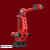 碳钢焊接机器人六轴激光二保弧焊机械手10KG切割电焊机械臂 西瓜红3050六轴臂展3000负