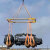 吊装网兜圆管吊梁8米50T起重吊索具汽车吊具DZWD-8m-50T