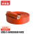 祥来鑫 耐高温阻燃硅橡胶绝缘管 石棉防火保温隔热玻璃纤维套管内径30mm红色圆管式1米 XLX-ZC5Y30