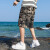 SPORTSDAY海澜之家冰丝短裤男夏季薄款外穿速干工装裤男士五分沙滩篮球运动 黑色 M
