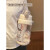 cmaos夏季水杯大容量男女生顿顿桶耐高温吸管杯子户外健身运动水壶便携 白色1500亳升 +贴纸和杯刷