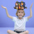 YOME儿童斜挎包幼儿园男女孩单肩包3-10岁玩具创意DIY可爱宝宝小包包 粉红色