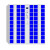 松氏  智能手机存放柜工厂员工手机寄存柜指纹密码存取柜蓝色60门投币手机柜（带充电）