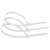 科密 尼龙扎带 自锁式工业紧固扎线带 捆扎带 白色【国标4.8×400mm 250根/包】