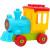 汽车积木大颗粒儿童拼装玩具兼容乐高轮胎配件火车车底车轮小定制 火车套装(不含小人) 颜色随机