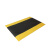 工厂车间地垫工业加厚脚垫耐磨防滑pvc防滑垫 经济型单层黄边 0.6米*0.9米 厚19.5MM