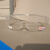 护目镜防飞溅防风沙安全透明防护眼镜 劳保眼镜 工作护目镜 蓝边加厚镜片护目镜