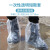 铸固 一次性防雨鞋套 男女通用加长加厚户外高筒长筒鞋套 防雨成人防水鞋套一次性雨鞋套