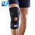 LP功能支撑型护膝 膝关节弹簧支撑条护具 髌骨加压运动护膝 黑色 S