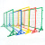移动护栏网可移动围栏网户外栅栏隔离栏快递分拣栏车间仓库隔离网 三角支架款1.46米高1.4米长