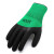 久瑞 JSH24 发泡涂掌乳胶手套 防滑维修劳保手套 绿黑 12双装 