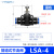 YFGPH 蓝色气动气管节流阀LSA-4插直径4mm管快插快速接头管道节流阀流量可调节阀门