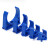 联塑蓝色PVC  塑料 UPVC管夹 U型 马鞍 鞍型管夹 管扣 25mm