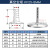 不锈钢真空快装宝塔皮管接头KF16/25/40/Φ16/25/10数控一体式 KF25-6mm