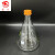 玻璃三角瓶耐高温加热刻度微波炉黄盖密封螺口锥形瓶 3000ml