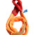 工业柔性吊装带双扣环形起重圆形软吊带吊车吊树吊绳2T3T5吨 柔性2T1米