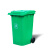 240L塑料环卫垃圾箱100升小区室外果皮120工业大型大号户外垃圾桶定制 240L特厚款 铁心轮轴 默认绿色