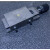 铸铁燕尾槽拖板手摇丝杆小滑台车床导轨机床滑轨单向滑块直线托板 125x300x55mm配黑刻度
