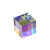 合色棱镜太阳捕手光之立方块透明彩虹玻璃阳光立方体ins风礼物 20mm小屋【+手电+袋】