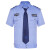 保安制服工作服夏装男女新式物业安保短袖衬衣夏季蓝色保安服工装 灰长+夏裤 XL