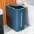 垃圾桶家用卫生间厕所带盖大容量卫生桶桶放纸桶网红简约夹缝 10L天空蓝激活夹缝空间