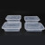 冰禹 外卖打包盒 一次性外卖快餐饭盒塑料饭盒加厚注塑款 750ml(20个) BYxx-273