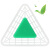 兰诗（LAUTEE）XK-004 尿斗三角块  浅绿色 10块装