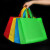 易工鼎 无纺布手提袋 环保购物袋 广告包装袋 立体横款40*30*10cm（10个）颜色随机yjy09120