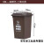 240L户外垃圾桶大号工业分类脚踏室外带盖商用大型环卫箱干湿挂 30L加厚咖啡 湿垃圾