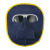 电焊面罩脸部防护电焊面罩电焊氩弧焊头戴式焊帽牛皮轻便面罩 牛皮面罩+透明眼镜+松紧带