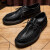 百丽驼美士（BALITOMMS）欧洲站春春季鞋低帮纯色圆头日常休闲皮鞋透气防水软底 黑色 38