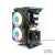 【Xproto 水冷挂架】 支持360mm  280mm  240mm冷排 XTIA拓展套件 深灰360AIO 一体水冷挂架 360AIO br