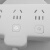FSL佛山照明柔性转换插头无线转换插座品字形一转六电源转换器 分控
